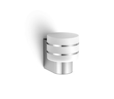 Philips Hue Tuar LED 9.5W nerezová ocel / venkovní nástěnné svítidlo / 806lm / 2700K / IP44