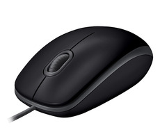 Logitech Mouse B110 Silent černá / optická myš / USB / 1000dpi / 3 tlačítka / 1.8m