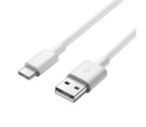 PremiumCord propojovací USB 2.0 kabel s konektory USB-C - USB-A bílý 1m