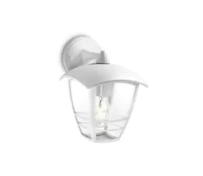 Philips Creek 60W s vrchním ramenem bílá / venkovní svítidlo / bez zdroje / E27 / IP44