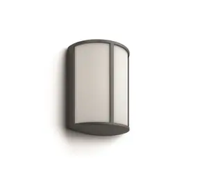 Philips Stock LED 6W antracit / venkovní svítidlo / 600 lm / 2700K / IP44