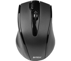 A4tech G9-500F-1 Černá / Bezdrátová optická myš / 2000 DPI / 2.4Ghz / V-Track / 4 tlačítka / Pravoruká / Nano USB / 10 m