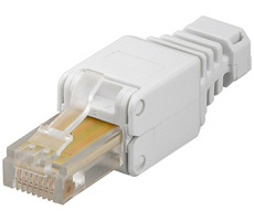 PremiumCord konektor RJ45 Cat5E univerzální - 1ks ( montáž bez nástroje )