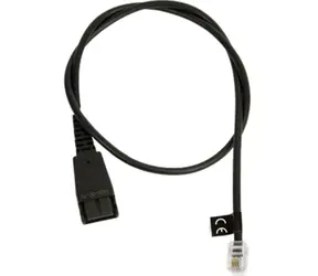 Jabra kabel QD-RJ10 přímý 0.5m / pro Lucent Callmaster V & VI & Cisco 79xx & PLX A22
