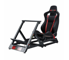 Next Level Racing GTtrack Racing Simulator Cockpit / závodní kokpit / kompletně nastavitelný / čtyřbodový závodní pás