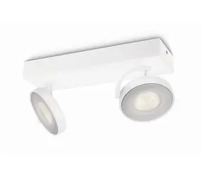 Philips Clockwork 2x4.5W bílá / LED bodové svítidlo / 1000lm / 2700K / IP20