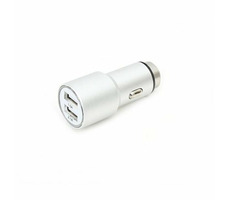 PLATINET OUCC2MS stříbrná / autonabíječka / 2x USB / 5 V / 2.1 A
