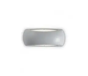 Ideal Lux Francy-1 AP1 grigionero 23W šedá / venkovní nástěnné svítidlo / E27 / IP66