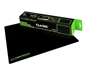 Esperanza EGP101K Classic Mini černá / herní podložka pod myš / 250 x 200 x 2 mm
