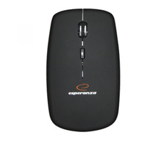 Esperanza EM120K Saturn černá / bezdrátová optická myš / 1600 DPI / 2.4 GHz / USB přijímač / 4 tl.+kolečko