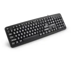 Esperanza EK129 Florida černá / kancelářská klávesnice / USB / US layout / 104 kláves / velká písmena / 1.5 m