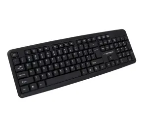 Esperanza EK134 Amarillo černá / kancelářská klávesnice / USB / US layout / 104 kláves / 1.5 m