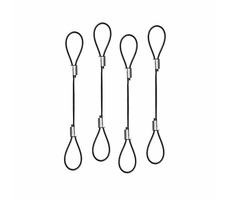 Lindy 40774 kabelový zámek černá / 0.15m