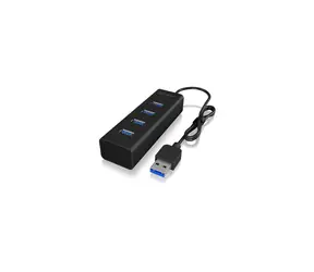 Icy Box IB-HUB1409-U3 USB Hub černá / 4x USB 3.0 / s připojením USB 3.0 AM
