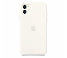 Apple Silikonový kryt pro iPhone 11 - White