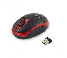 Titanum TM116R VULTURE černo-červená / Bezdrátová optická myš / 1000DPI / 2.4GHz