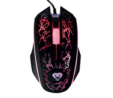 Media-Tech COBRA PRO X-LIGHT černá / herní optická myš / 1200 DPI / USB / 3 tl. + kolečko / podsvícení / 1.4 m