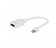 Gembird adaptér Displayport mini(M) na Displayport(F) / kabel 10cm / bílá