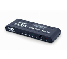 Gembird HDMI splitter 4 porty (DSP-4PH4-02) / 1080p / podpora 3D videa / digitální zesilovač signálu