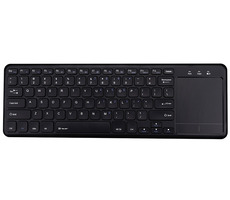 Tracer Smart RF 2.4GHz černá / bezdrátová klávesnice s touchpadem / nízký profil kláves / 2x AA baterie