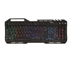 Yenkee Shadow černá / herní drátová klávesnice / USB / 1.5m