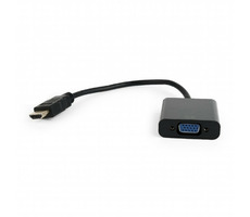 Gembird adaptér HDMI-A (M) na VGA (F) / kabel 15 cm / černá