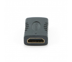Gembird HDMI spojka černá / HDMI (F) na HDMI (F) / zlacené konektory