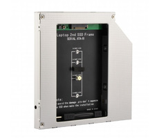 Gembird montážní rámeček pro NGFF (M.2) SSD paměťovou kartu / výška 12.7mm / notebook DVD slot adaptér