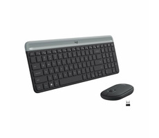 Logitech Slim Wireless Combo MK470 DE černá / bezdrátová sada klávesnice a myši / DE verze