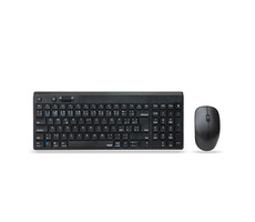 Rapoo 8050T Multi-mode černá / bezdrátová sada klávesnice a myši / 2.4 GHz / BT 3.0 a 4.0 / CZ verze