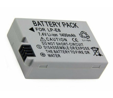 TRX baterie pro Canon 1400 mAh / pro EOS 550D / EOS 600D / EOS 650D / Kiss X4 / Kiss X5 / Rebel T2 / Rebel T3i 