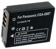 TRX baterie pro Panasonic 1000 mAh / pro CGA S007E / DMW-BCD10 / CGR-S007 / DMWBCD10 / CGA-S007A /1B / CGA-S007 /1B