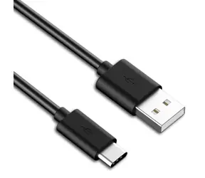 PremiumCord propojovací USB 2.0 kabel s konektory USB-C - USB-A černý 3m