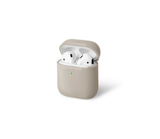 Uniq Lino Hybrid silikonové ochranné pouzdro pro AirPods - Ivory béžová