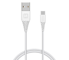 SWISSTEN SUPER FAST CHARGING datový kabel USB-C 1.5m bílá / 5A