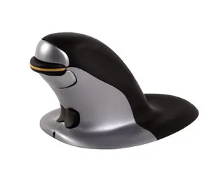 Fellowes Penguin Ambidextrous wireless - L / Vertikální bezdrátová laserová myš / 400 & 600 & 800 & 1200 DPI