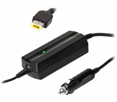 TRX Akyga napájecí adaptér do auta 20V pro notebooky IBM & Lenovo / 4.5A / 90W / Square yellow Slim Tip