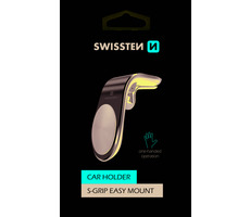 SWISSTEN EASY MOUNT stříbrná / Magnetický držák do ventilace auta