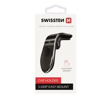 SWISSTEN EASY MOUNT černá / Magnetický držák do ventilace auta