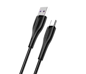 USAMS SJ376 Fast Charge 5A Type-C Datový Kabel 1m černá