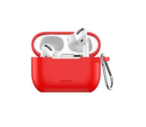 USAMS BH568 Silikonové Pouzdro pro AirPods PRO červená