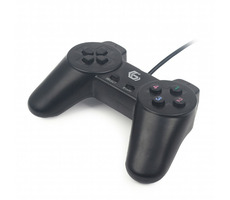 Gembird JPD-UB-01 gamepad černá / 4-way D-pad / 10 tlačítek / kabel 1.45m