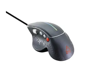 CANYON Apstar šedá / Herní optická myš / 6400 DPI / 6 tlačítek / RGB podsvícení / USB / 1.65 m