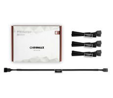 Noctua NA-SEC1 černá (chromax) / Prodlužovací kabel / 3x 4-Pin PWM / délka 300 mm