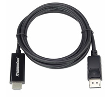 PremiumCord DisplayPort 1.2 přípojný kabel M-M na HDMI 2.0 / pro 4Kx2K@60Hz / délka 2m 