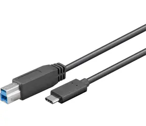 PremiumCord propojovací kabel USB 3.1 type C na USB 3.0 Type B černá 1m