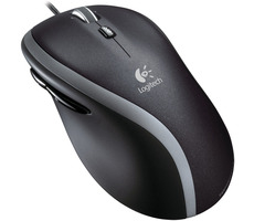 Logitech M500 Laser / Laserová myš / USB / 1000 dpi / rychlé rolování / černá