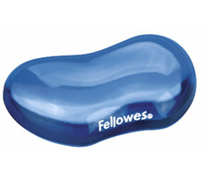 Fellowes CRYSTAL Gelová podložka pod zápěstí modrá