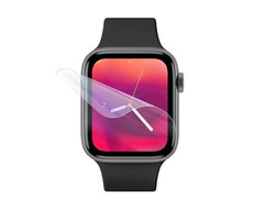 FIXED Invisible Protector TPU folie na displej pro Apple Watch 44mm & Watch 42mm čirá / 2ks v balení