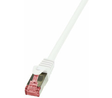 LogiLink CQ2091S S FTP CAT6 10m bílá / Patch kabel / RJ45-RJ45